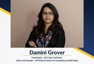 Damini Grover - Psychologist Life Coach Facilitator Author, and Founder - I'M Powered-Center for Counseling and Well-being