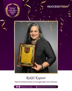 Rakhi Kapoor - Author | Change Maker - The Success Today - Success Today - thesuccesstoday