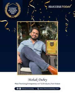 Mohak Dubey - Director | Plieno Hospitality & Entertainment Pvt. Ltd. - The Success Today - Success Today - thesuccesstoday