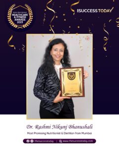 Dr. Rashmi Nikunj Bhanushali - Founder & Owner | Food Fitness LLP As Consultant Medical Nutritionist - The Success Today - Success Today - thesuccesstoday