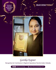 Geetika Kapoor - Senior Manager | Genpact - The Success Today - Success Today - thesuccesstoday