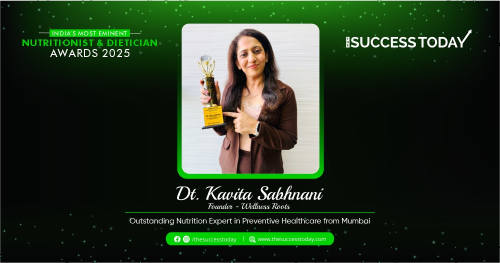 Dietician Kavita Sabhnani - Outstanding Nutrition Expert in Preventive Healthcare from Mumbai, India - The Success Today