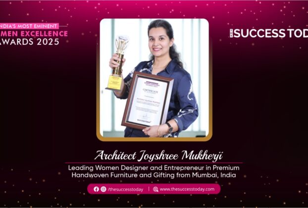 Architect Joyshree Mukherji - Leading Women Designer and Enterpreneur in Premium Handwoven Furniture and Gifting from Mumbai, India - The Success Today