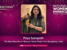 Priya Sampath - The Best Educator in Abacus/Vedic Maths from Bangalore, India - The Success Today