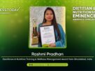 Rashmi Pradhan - Excellence in Nutrition Training & Wellness Management Award from Ghaziabad, India - The Success Today