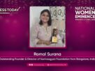 Romal Surana - Outstanding Founder & Director of Nanhaagyan Foundation from Bangalore, India - The Success Today