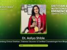 Aaliya Shible - Most Promising Clinical Dietitian, Diabetes Educator & Certified Cosmetologist from Bhopal, India - The Success Today